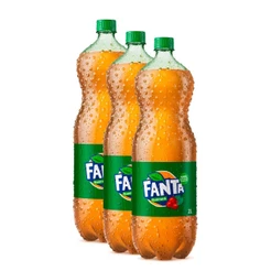 Kit 3 Refrigerante Fanta Guaraná Pet 2 Litros