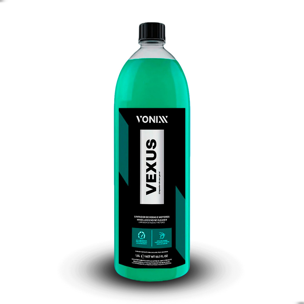 Vexus 1,5L Vonixx - Limpador de Alta Performance para Rodas e Motores, Remove Sujeira sem Agressão a Plásticos ou Metais em Oferta na Shopee
