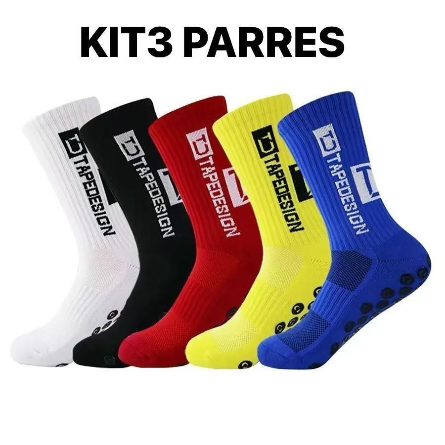 Kit 3 pares Novas Meias De Futebol Das Mulheres Dos Homens Antiderrapante Esportivas silicone Inferior Basquete Aperto em Oferta na Shopee