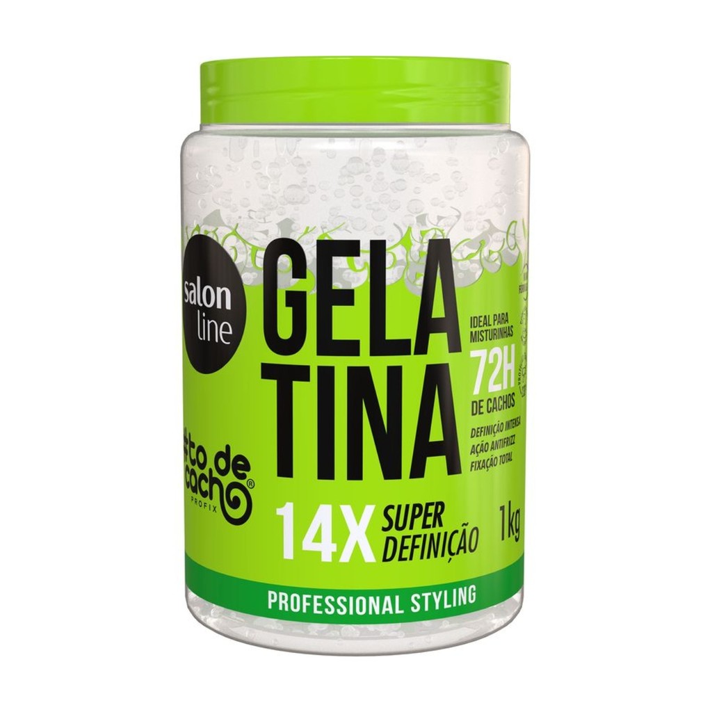 Gelatina To De Cacho Super Definição Salon Line 1kg - Beauty