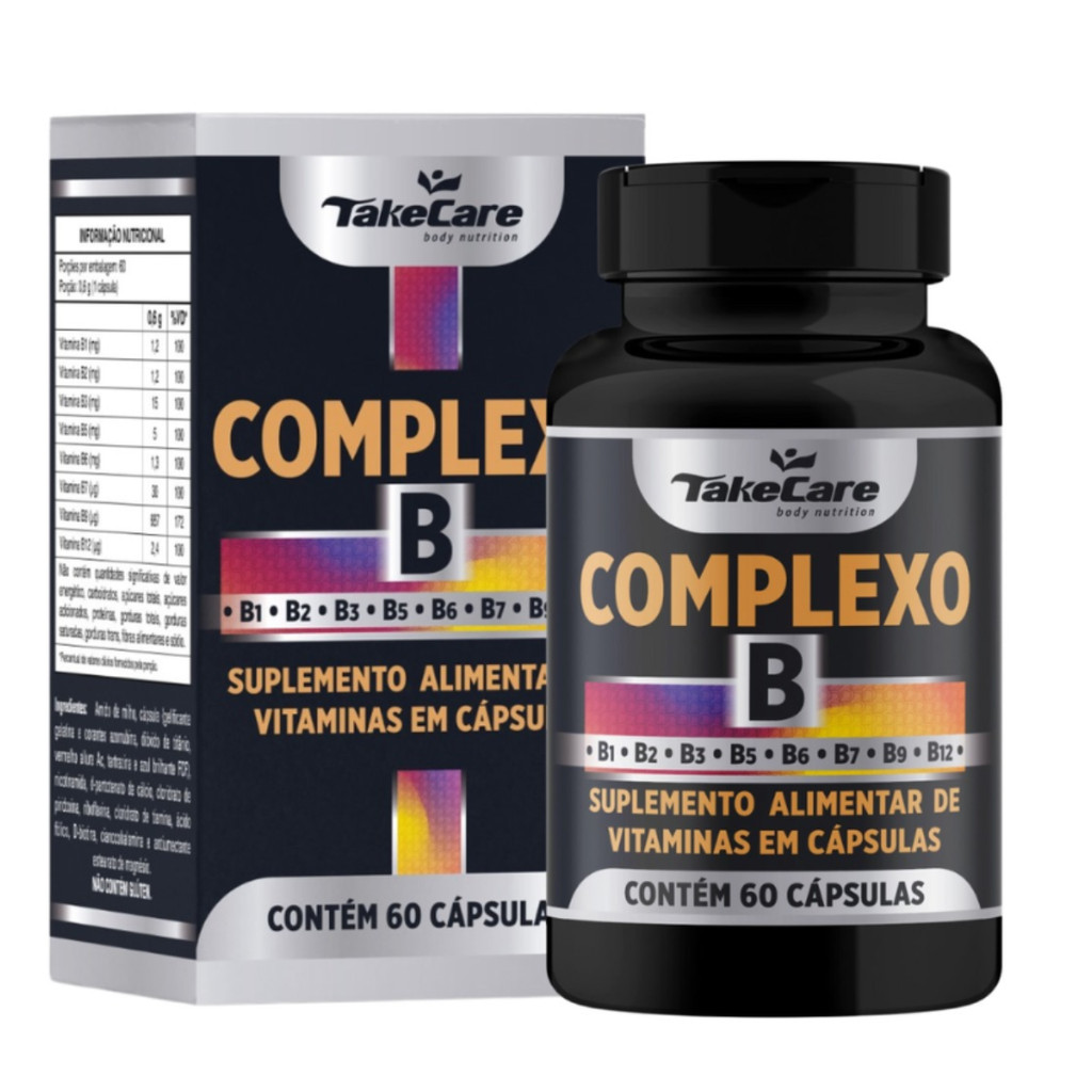 Complexo B 60 Cápsulas Take Care