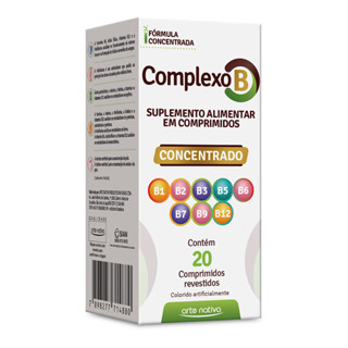 Complexo B Concentrado 20 Cpr Arte Nativa em Oferta na Shopee