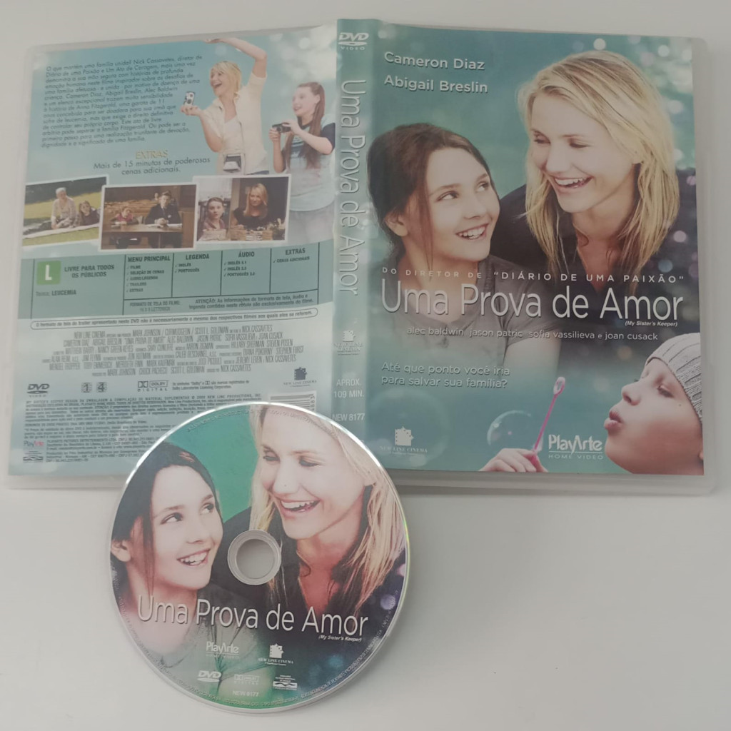 DVD UMA PROVA DE AMOR editora NICK CASSAVETES