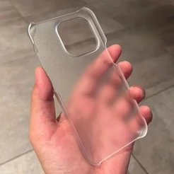 Transparente Meio Envolto Fosco Caso De Telefone Para iPhone 11 12 13 14 15 16 Pro Max Plus X Xs XR Mini Pára-Choques Ca