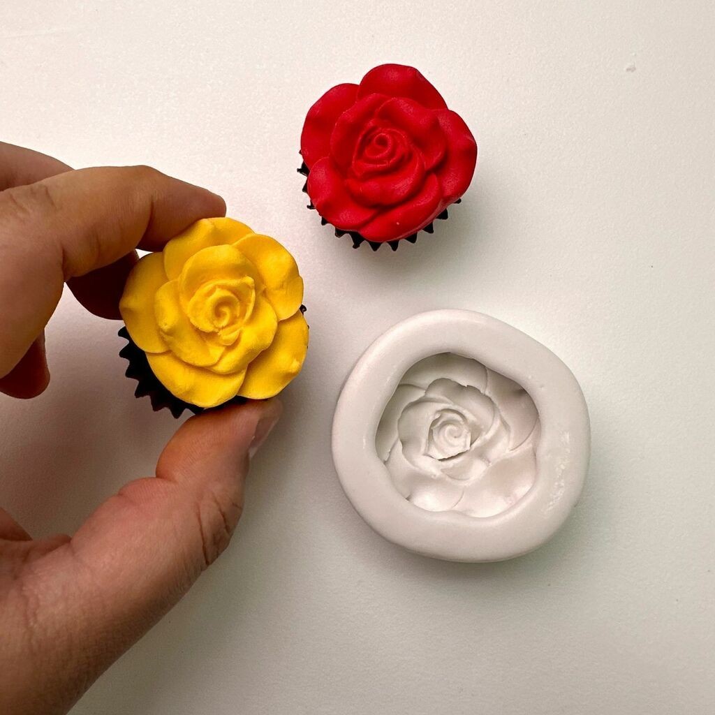 Molde de Silicone Rosa Daenerys em Oferta na Shopee