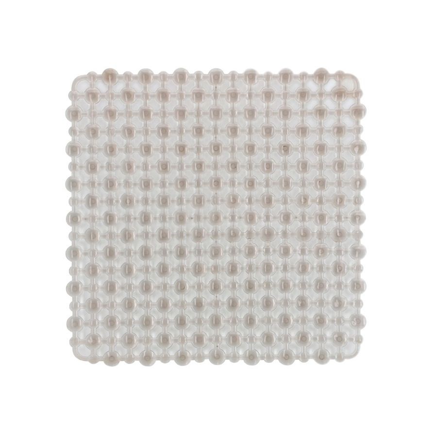 Tapete Para Box Banheiro 27x27cm Quadrado Antiaderente Cinza