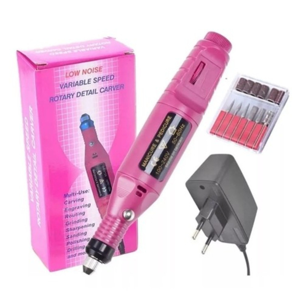 Lixadeira Motor Caneta Bivolts Unha Lixa Elétrica Profissional Bloco Motor Bivolt NH
