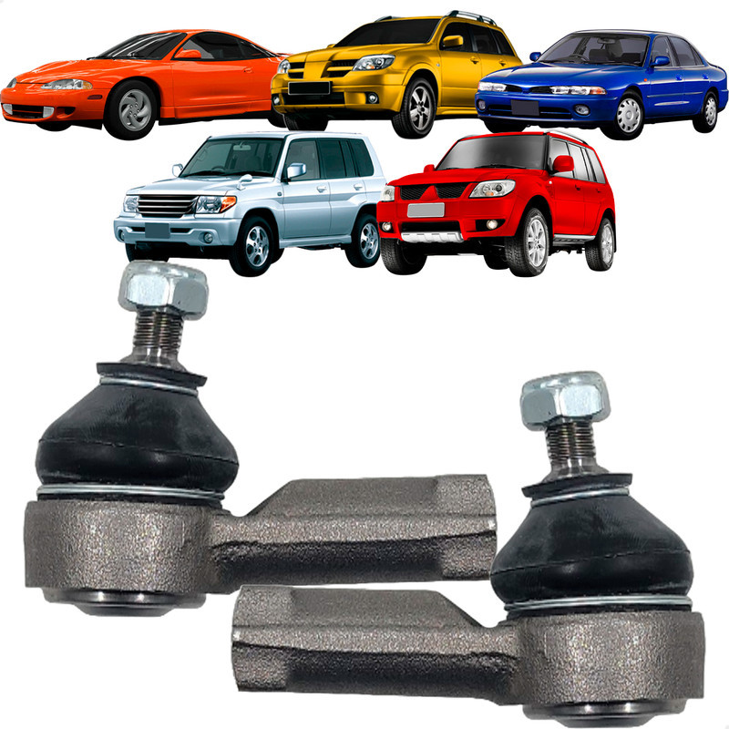 Par Terminal de Direção Mitsubishi Pajero TR4 2003 Até 2015 / Pajero IO / Galant / Eclipse / Airtrek