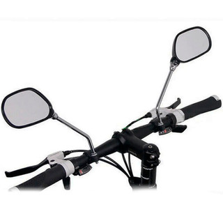 Espelho Retrovisor C/ Refletor P/ Bicicletas Urbanas E Mtb