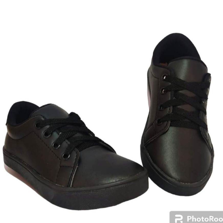 k300 Tênis Infantil Leve e Confortável Preto Volta as Aulas em Oferta na Shopee