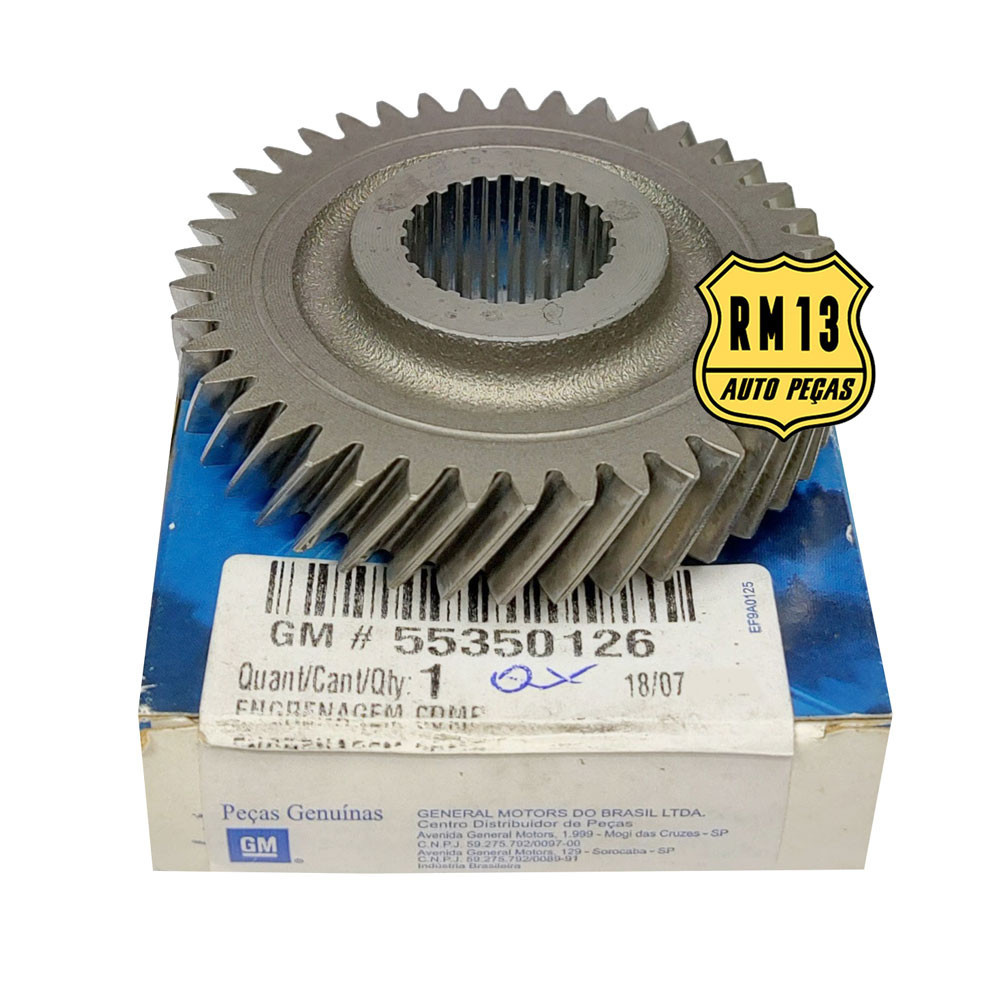 Engrenagem 5ª Fixa GM F15 F17 55350126 Genuina