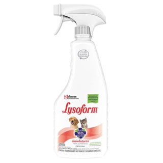 Desinfetante em Spray Lysoform Pets Original 500ml em Oferta na Shopee