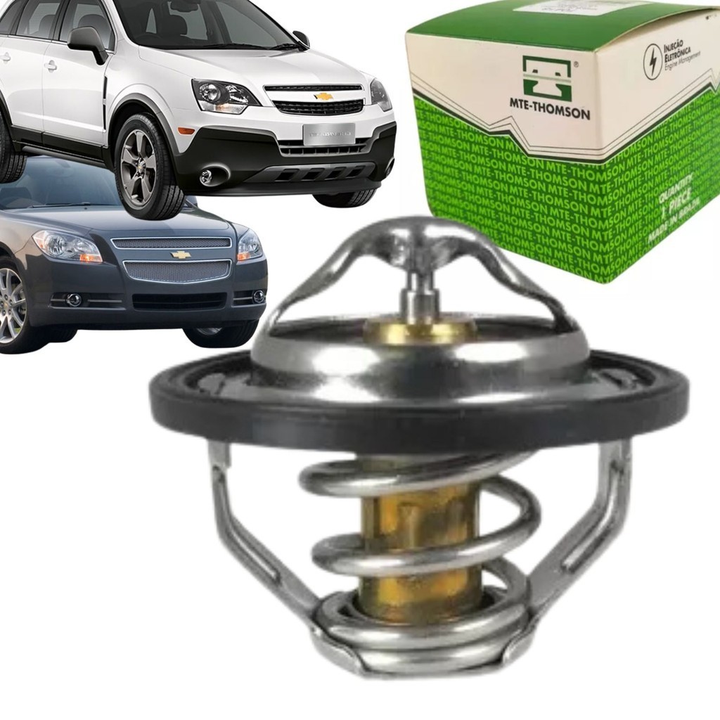 Válvula Termostática para GM Chevrolet Captiva / Malibu 2.4 2009 a 2016 82ºC (1622410 / 90537453)