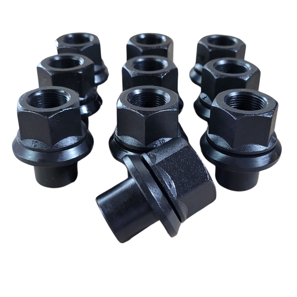 kit 10 Porca Guia de Roda Traseira 22x52mm Chave 33mm Oscilante Centralizadora ZM 2902255 TRUCK FNV NOMA RANDON TECTRAN MERCEDES-BENZ 1313 1513 1519 2