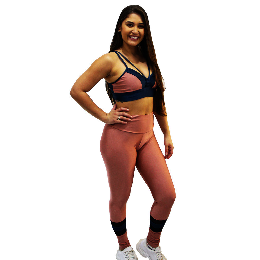 Calça Fuso de Cirre com Tule na Perna