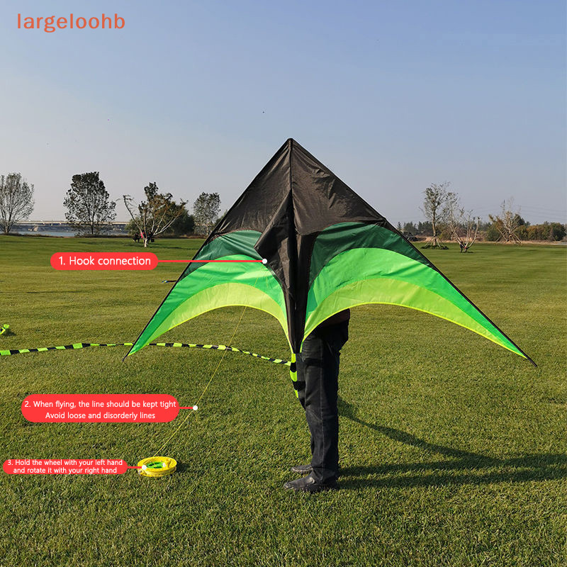 [Pipa Prairie Kite 1.2m Fácil De Voar Triângulo Infantil Adulto Brisa De Instalar em Oferta na Shopee