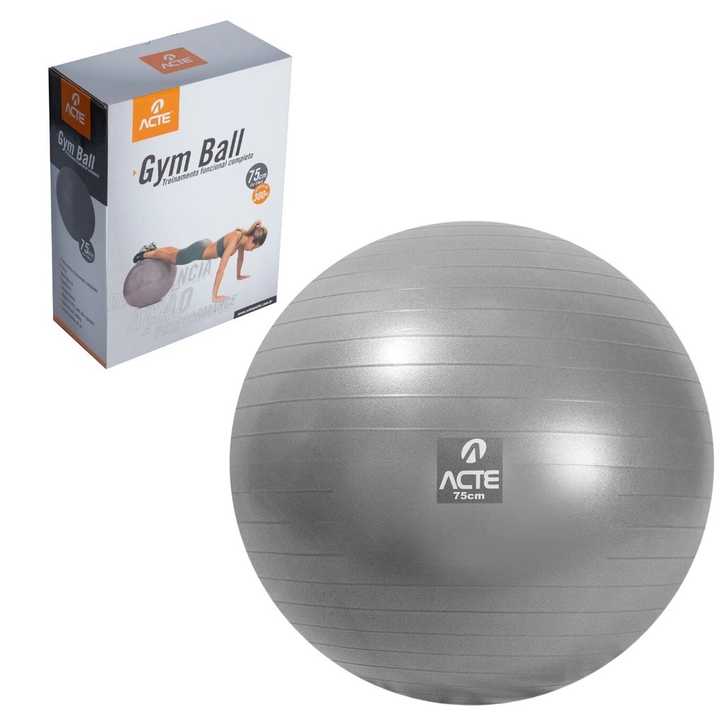 Bola de Pilates Antiderrapante 250kg 75cm T9-75 Acte Sports - Sports & Outdoors
