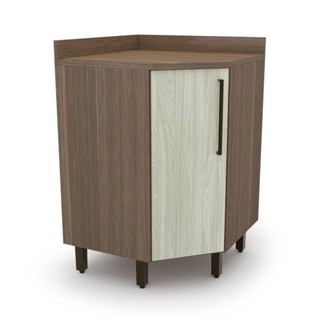 Balcao Evolution Plus 1 Porta Canto Tannat legno Crema Batrol Tannat legno Crema em Oferta na Shopee