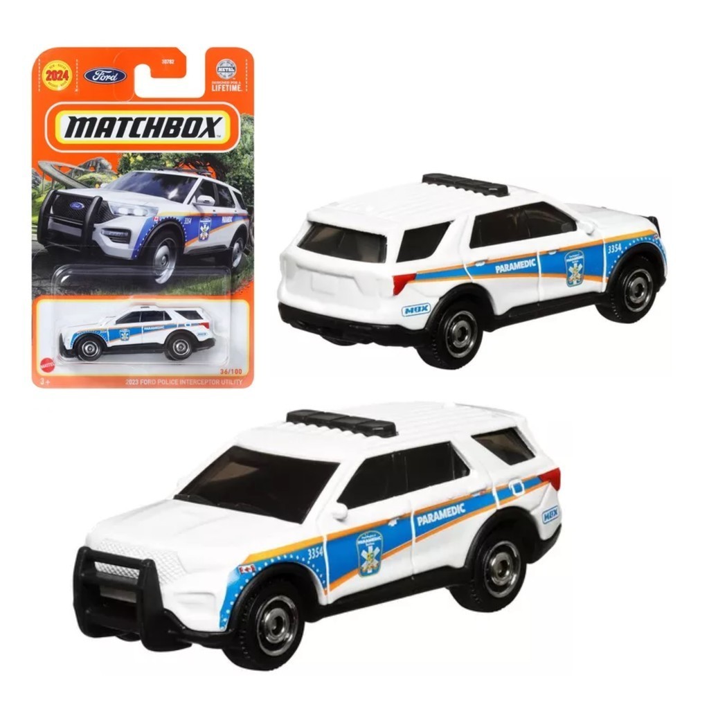 2023 Ford Police Interceptor Utility Matchbox 1:64 Miniatura