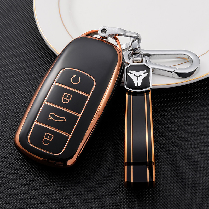 Para Chery Tiggo 8 Pro 8plus Novo 5 Soft TPU Car Key Case 4 Botões Controle Remoto Proteja A Capa Do Chaveiro Acessórios em Oferta na Shopee