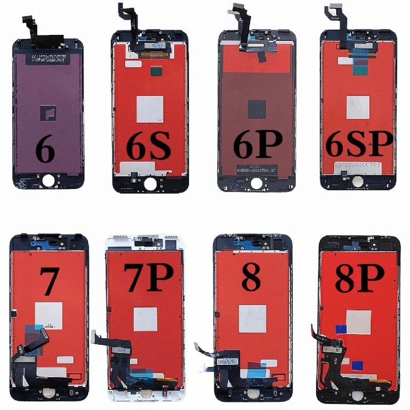 Premium Incell Display Para iPhone 5G&5se&6 6G&6 Plus&7 7G&7 Plus&8 8G&8 Plus Frontal Touch Tela Com Aro 100% Teste