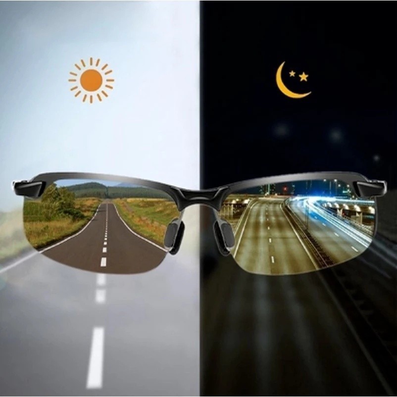 Confira Fotocromáticas Óculos De Sol Dos Homens Polarizados Condução Camaleão