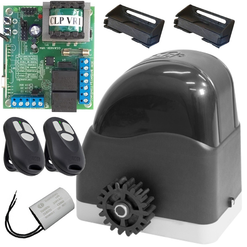 Motor Portão Deslizante Dz Slider Al Maxi 450kg Controles Imãs Rcg