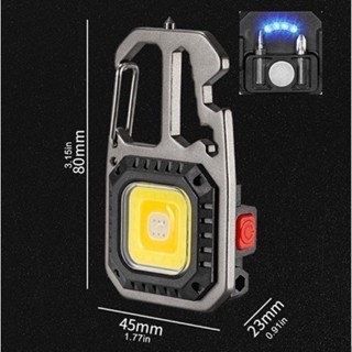 Mini LED Lanterna com Iluminação abridor quebrador de vidro Ajustável Chave Multifuncional KA-L1114 em Oferta na Shopee