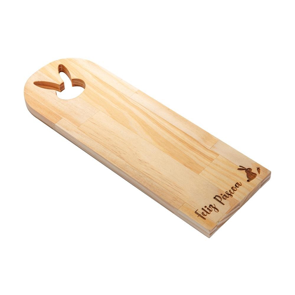 Tábua Woodart New Easter de Madeira Pinus 38cm x 13cm