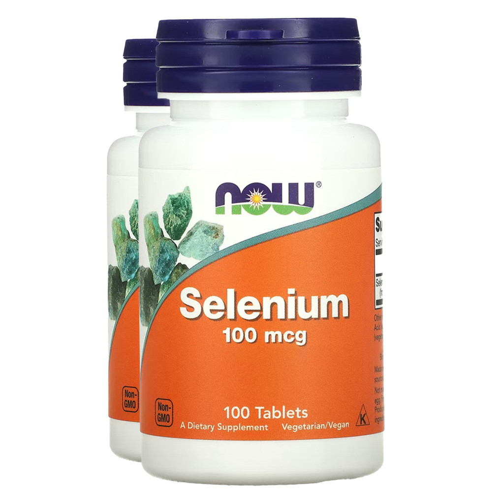 Kit 2x Selênio 100mcg Now Foods Selenium 100 Talets Importado/Made in Usa em Oferta na Shopee