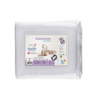 Colchonete para Moises Baby - Tratamento Íons de prata - Fibrasca, Branco, Infantil em Oferta na Shopee
