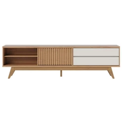Rack Bancada Veneza Freijó Off White Matte - Colibri