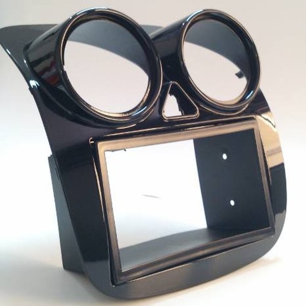 Moldura 2 Din Novo Palio 2014, 2015, 2016, 2017 - Black Piano em Oferta na Shopee