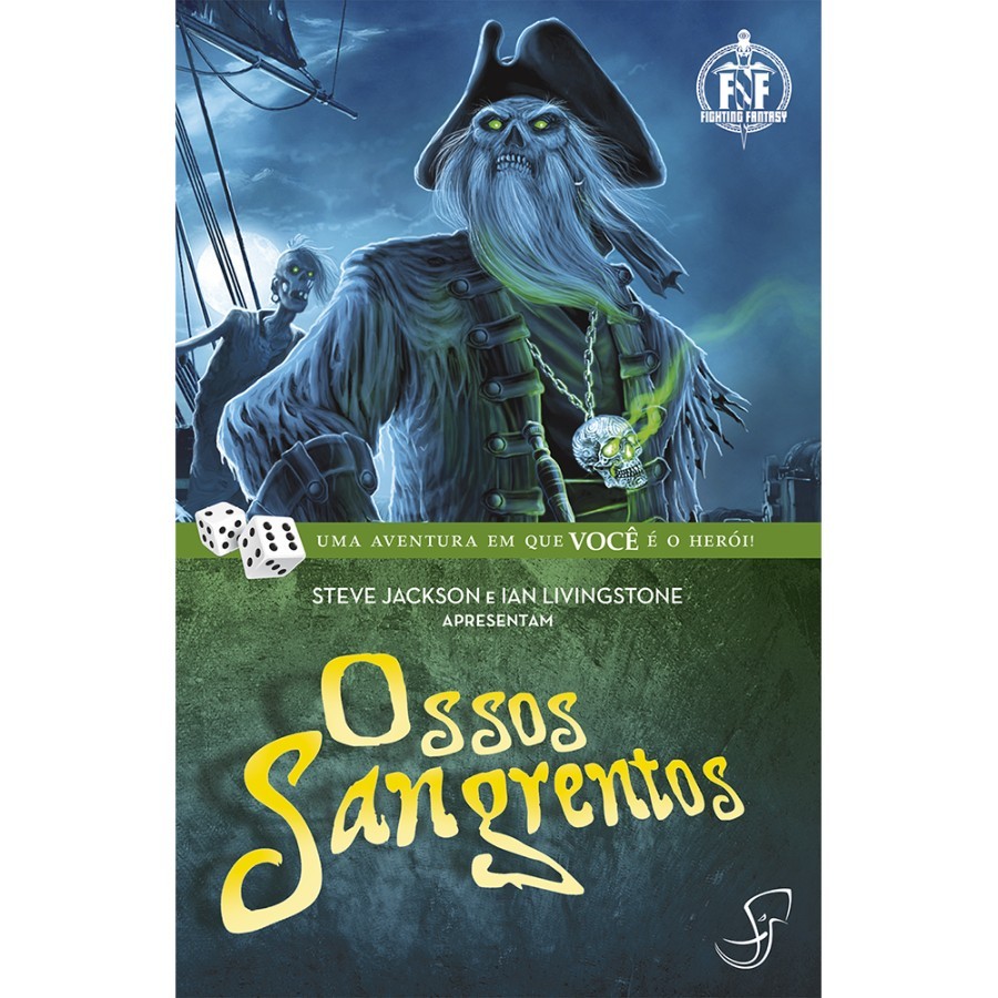 Livro Jogo RPG: Ossos Sangrentos Fighting Fantasy 20