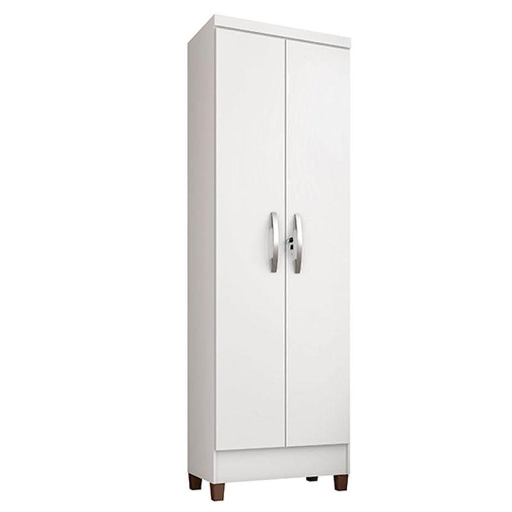 Armário Multiuso Egito Branco Com Chave - Incorplac - Home & Living