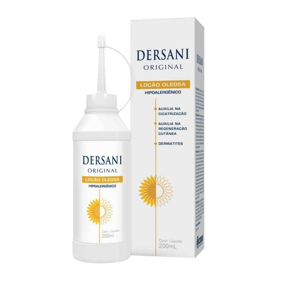 Locao Oleosa Dersani Original 200ml em Oferta na Shopee