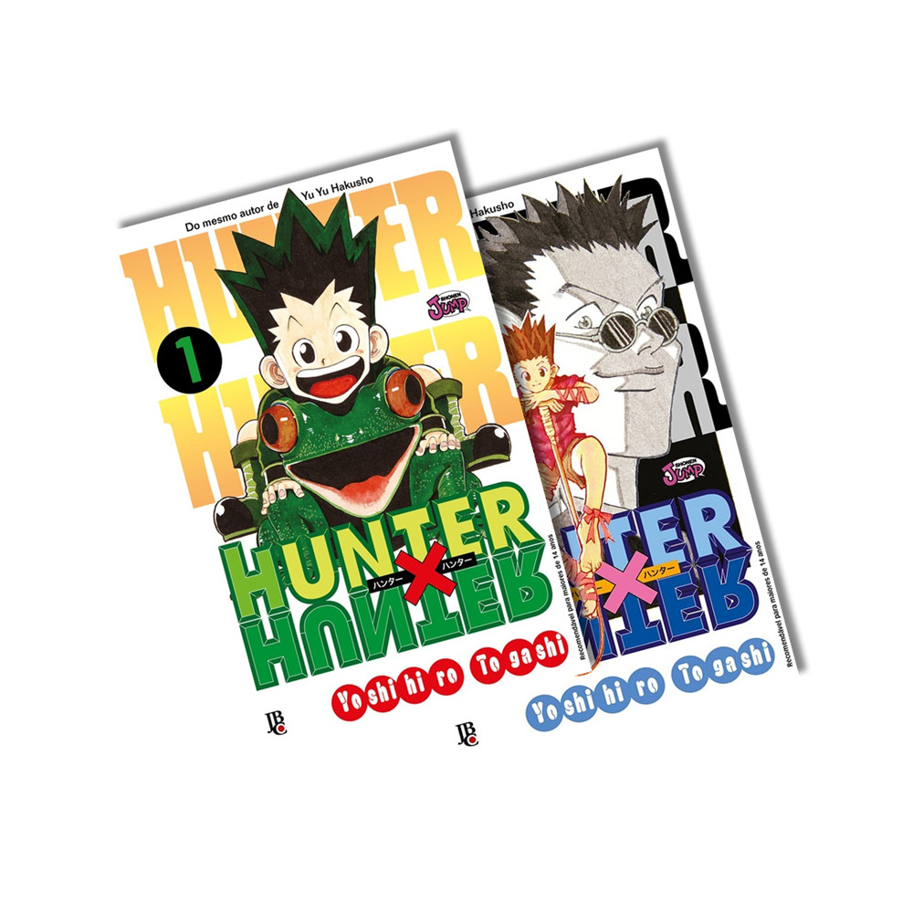 Mangás - Hunter x Hunter - Kit com as edições 1 e 2 em Oferta na Shopee
