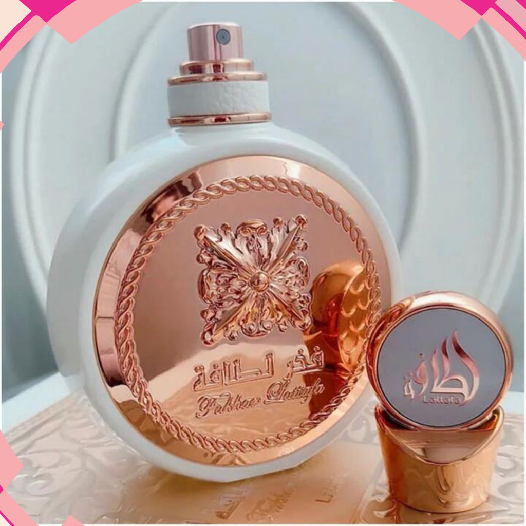 Detalhes do Perfume Lattafa Fakhar Rose Feminino 100ml Original Lacrado