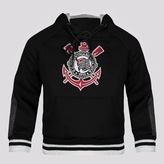 Moletom Corinthians Escudo SCCP Juvenil em Oferta na Shopee