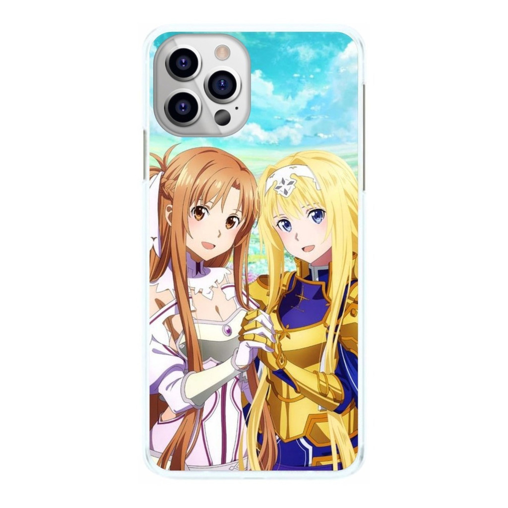 Capinha Asuna e Alice Sao Sword Art Online Capa de Celular