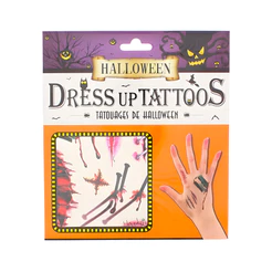 Tatuagem Temporária para Pele de Halloween - Rasgos - 1 unidade - Rizzo