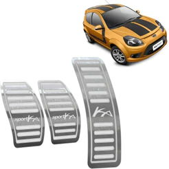 Pedaleira Ford Ka Sport 08/13 Manual Aço Inox - Não fura o pedal