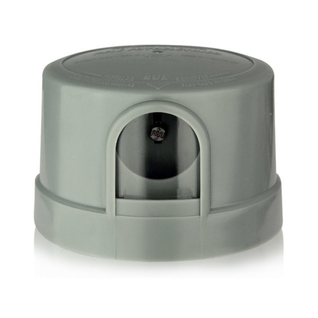 Kit Relé Fotoelétrico 220V com Base Ajustável Foxlux para Automação de Iluminação Externa e Fachadas