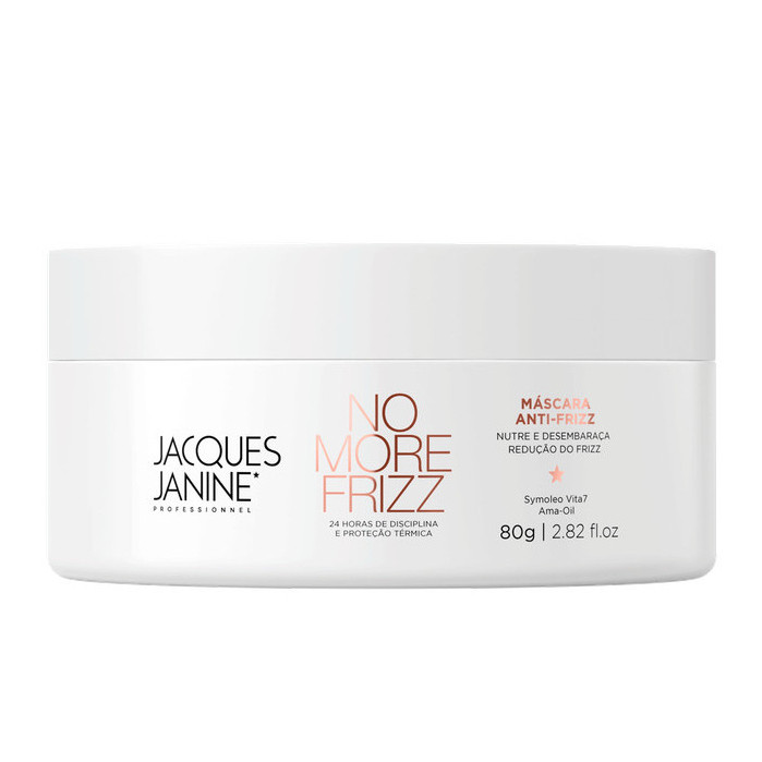 Máscara Tratamento Creme de Hidratação Jacques Janine No More Frizz Proteção Térmica 80g em Oferta na Shopee
