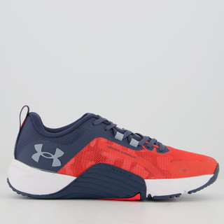 Tênis Under Armour Tribase Reps Marinho e Vermelho em Oferta na Shopee