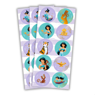 30 ~150 ADESIVO JASMINE ALADIN REDONDO DISNEY Regina em Oferta na Shopee