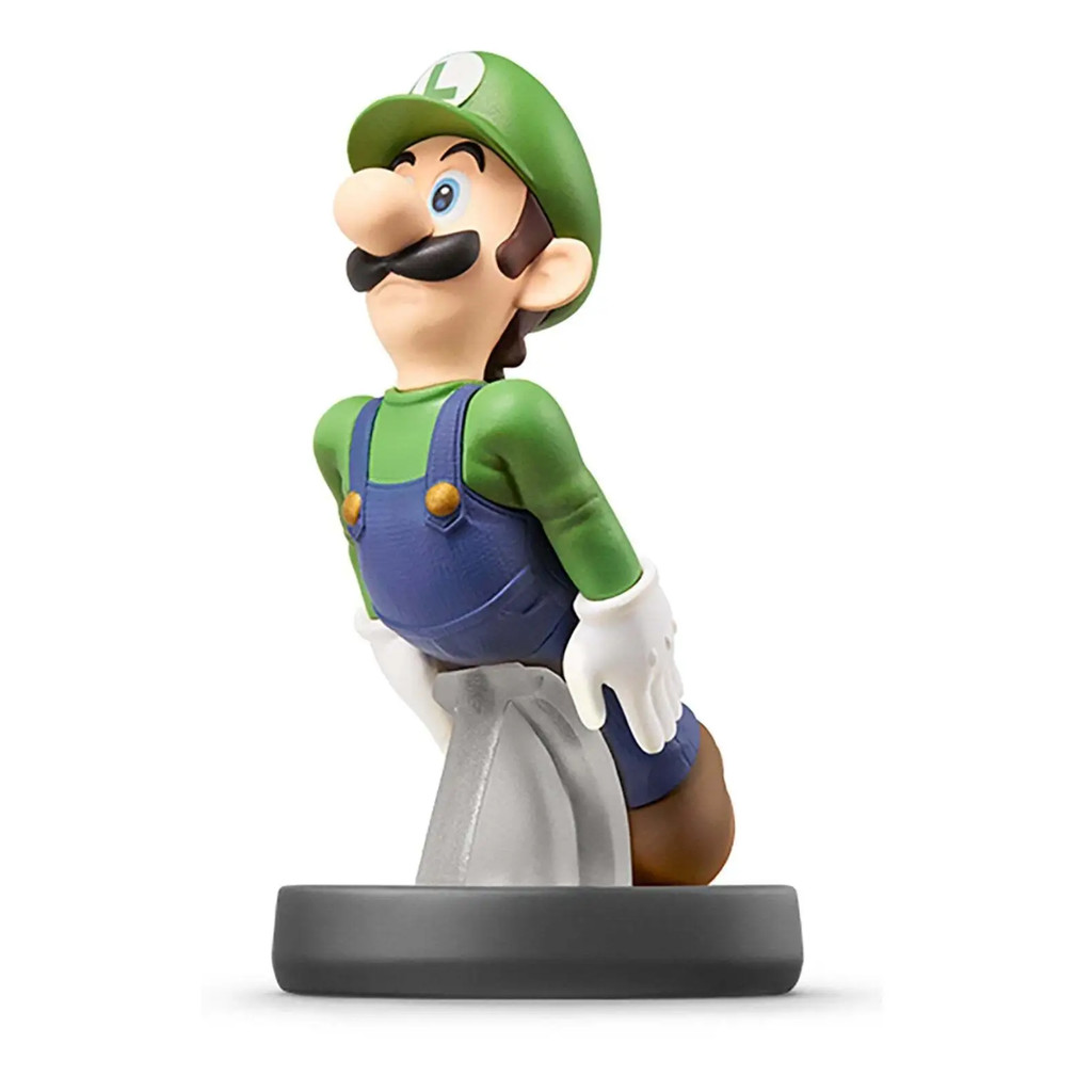 boneco Amiibo Luigi Super Smash Bros para Nintendo Switch