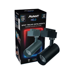 Spot Led Trilho Smart 12w Rgb Colorido Bivolt PF Avant Neo