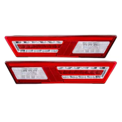 Par Lanterna Traseira Led Modulus Carreta Sequencial 12v 24v