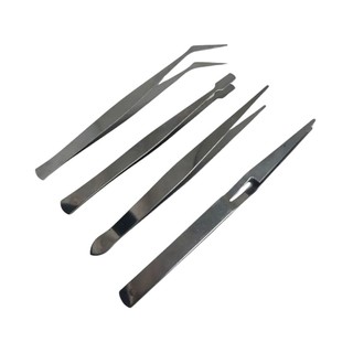 Kit Pinças com 4 peças Tweezer Set 